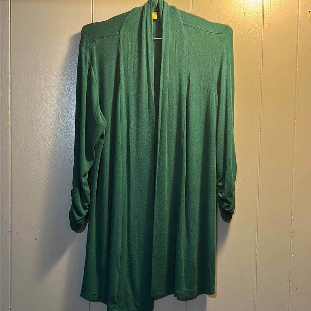 MOD Teal Open Front Cardigan 93%Modal super soft